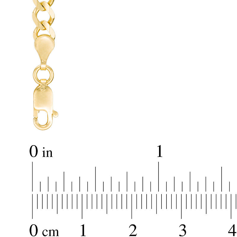 Main Image 2 of Men's 4.5mm Figaro Chain Necklace in Solid 14K Gold - 24"