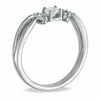 0.20 CT. T.W. Diamond Ribbon Promise Ring in 10K White Gold