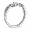 Thumbnail Image 1 of 0.20 CT. T.W. Diamond Ribbon Promise Ring in 10K White Gold