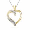 Thumbnail Image 0 of Diamond Accent Heart Pendant in 10K Gold