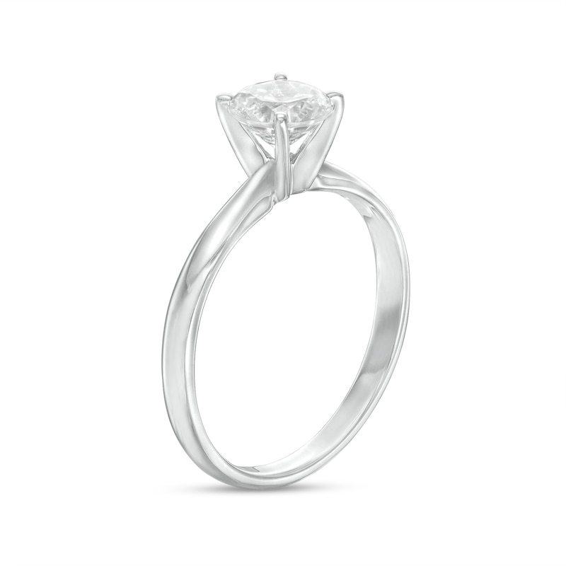 CT. Certified Diamond Solitaire Engagement Ring in 14K White Gold (J/I3)|Peoples Jewellers