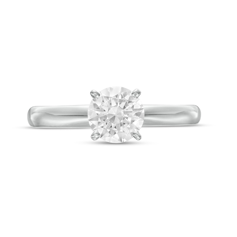 1.00 CT. Certified Diamond Solitaire Engagement Ring in 14K White Gold (J/I3)
