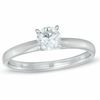 0.46 CT. Certified Diamond Solitaire Engagement Ring in 14K White Gold (J/I3)