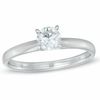 Thumbnail Image 0 of 0.46 CT. Certified Diamond Solitaire Engagement Ring in 14K White Gold (J/I3)