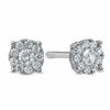 Thumbnail Image 1 of 0.25 CT. T.W. Composite Diamond Stud Earrings in 10K White Gold