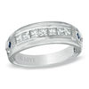 Vera Wang Love Collection Men's 0.70 CT. T.W. Square-Cut Diamond Wedding Band in 14K White Gold