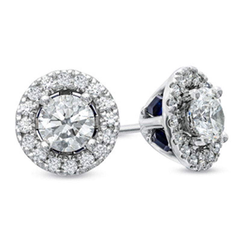 Vera wang diamond stud earrings sale