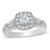 Thumbnail Image 1 of Vera Wang Love Collection 0.95 CT. T.W. Diamond Frame Engagement Ring in 14K White Gold