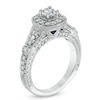 Thumbnail Image 2 of Vera Wang Love Collection 0.95 CT. T.W. Diamond Frame Engagement Ring in 14K White Gold