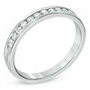 Thumbnail Image 1 of 0.25 CT. T.W. Certified Diamond Anniversary Band in 18K White Gold (E/I1)