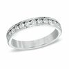 Thumbnail Image 1 of 0.50 CT. T.W. Certified Diamond Anniversary Band in 18K White Gold (E/I1)