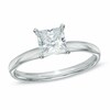 Thumbnail Image 1 of 0.70 CT. Certified Prestige® Princess-Cut Diamond Solitaire Engagement Ring in 14K White Gold (J/I1)