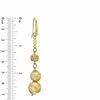 Thumbnail Image 2 of Elegance D'Italia™ Textured Bead Drop Earrings in Bronze with 14K Gold Plate