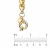 Thumbnail Image 3 of Elegance D'Italia™ Spiga Link Bracelet in Bronze with 14K Gold Plate - 7.75"