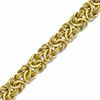Thumbnail Image 1 of Elegance D'Italia™ 7.0mm Byzantine Bracelet in Bronze with 14K Gold Plate - 7.5"