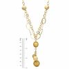 Thumbnail Image 1 of Elegance D'Italia™ Fashion Textured Bead Necklace in Bronze with 14K Gold Plate