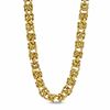 Thumbnail Image 0 of Elegance D'Italia™ 7.0mm Byzantine Necklace in Bronze with 14K Gold Plate