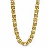 Thumbnail Image 1 of Elegance D'Italia™ 7.0mm Byzantine Necklace in Bronze with 14K Gold Plate