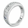 Thumbnail Image 1 of Vera Wang Love Collection Men's 0.70 CT. T.W. Diamond Wedding Band in 14K White Gold