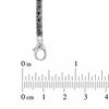 Thumbnail Image 2 of 0.25 CT. T.W. Black Diamond Tennis Bracelet in Sterling Silver
