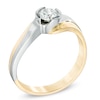 Thumbnail Image 1 of 0.40 CT. Certified Canadian Diamond Solitaire Engagement Ring in 14K Two-Tone Gold (I/I1)
