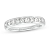 Thumbnail Image 1 of 1.00 CT. T.W. Canadian Certified Princess-Cut Diamond Band in 14K White Gold (I/I1)