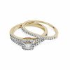 Thumbnail Image 1 of 0.50 CT. T.W. Princess-Cut Diamond Bridal Set in 14K Gold