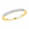 Thumbnail Image 3 of 0.33 CT. T.W. Diamond Square Frame Bridal Set in 10K Gold