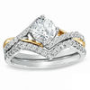 Thumbnail Image 0 of 1.00 CT. T.W. Certified Canadian Diamond Bridal Set in 14K Two-Tone Gold (I/I1)