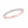 Thumbnail Image 1 of 0.25 CT. T.W. Diamond Band in 10K Rose Gold