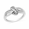 0.16 CT. T.W. Diamond Knot Ring in Sterling Silver