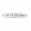 0.15 CT. T.W. Diamond Double Row Anniversary Band in Sterling Silver