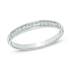 Thumbnail Image 1 of 0.12 CT. T.W. Diamond Anniversary Band in Sterling Silver