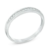 Thumbnail Image 1 of 0.12 CT. T.W. Diamond Anniversary Band in Sterling Silver