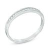 Thumbnail Image 2 of 0.12 CT. T.W. Diamond Anniversary Band in Sterling Silver