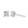 Thumbnail Image 1 of Diamond Accent Square Stud Earrings in Sterling Silver