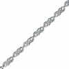 Thumbnail Image 1 of 0.10 CT. T.W. Diamond Swirl Fashion Bracelet in Sterling Silver