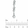 Thumbnail Image 2 of 0.10 CT. T.W. Diamond Swirl Fashion Bracelet in Sterling Silver