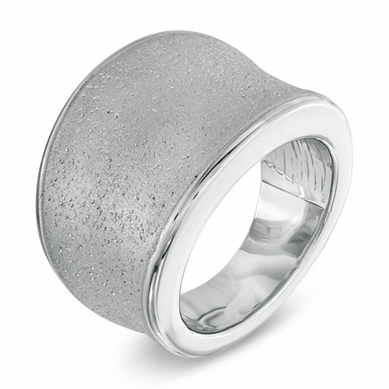 Main Image 2 of Charles Garnier Bold Cushion Ring in Sterling Silver