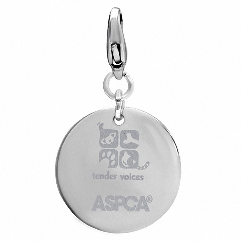 Tender VoicesÂ® Diamond Accent Dog Pendant in Sterling Silver
