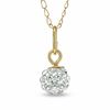 Thumbnail Image 0 of Child's Crystal Ball Pendant in 14K Gold - 13"