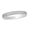 Thumbnail Image 0 of Vera Wang Love Collection 0.19 CT. T.W. Diamond Milgrain Wedding Band in 14K White Gold