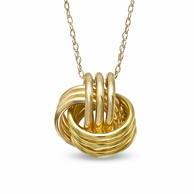 Love Knot Pendant in 10K Gold|Peoples Jewellers