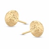 Thumbnail Image 0 of Diamond-Cut Button Earrings in 14K Gold