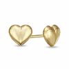 Thumbnail Image 0 of Child's Puffy Heart Stud Earrings in Hollow 14K Gold