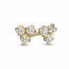 Thumbnail Image 1 of Child's Crystal Stud Earrings in 14K Gold