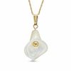 Thumbnail Image 1 of Mother-of-Pearl Flower Pendant in 14K Gold
