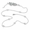 Thumbnail Image 2 of AVA Nadri Cubic Zirconia and Crystal Station Necklace in White Rhodium Brass - 16"