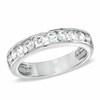 Thumbnail Image 1 of 0.83 CT. T.W. Certified Diamond Wedding Band in 18K White Gold (H/VS2)