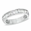 Thumbnail Image 0 of 0.83 CT. T.W. Certified Diamond Wedding Band in 18K White Gold (H/VS2)